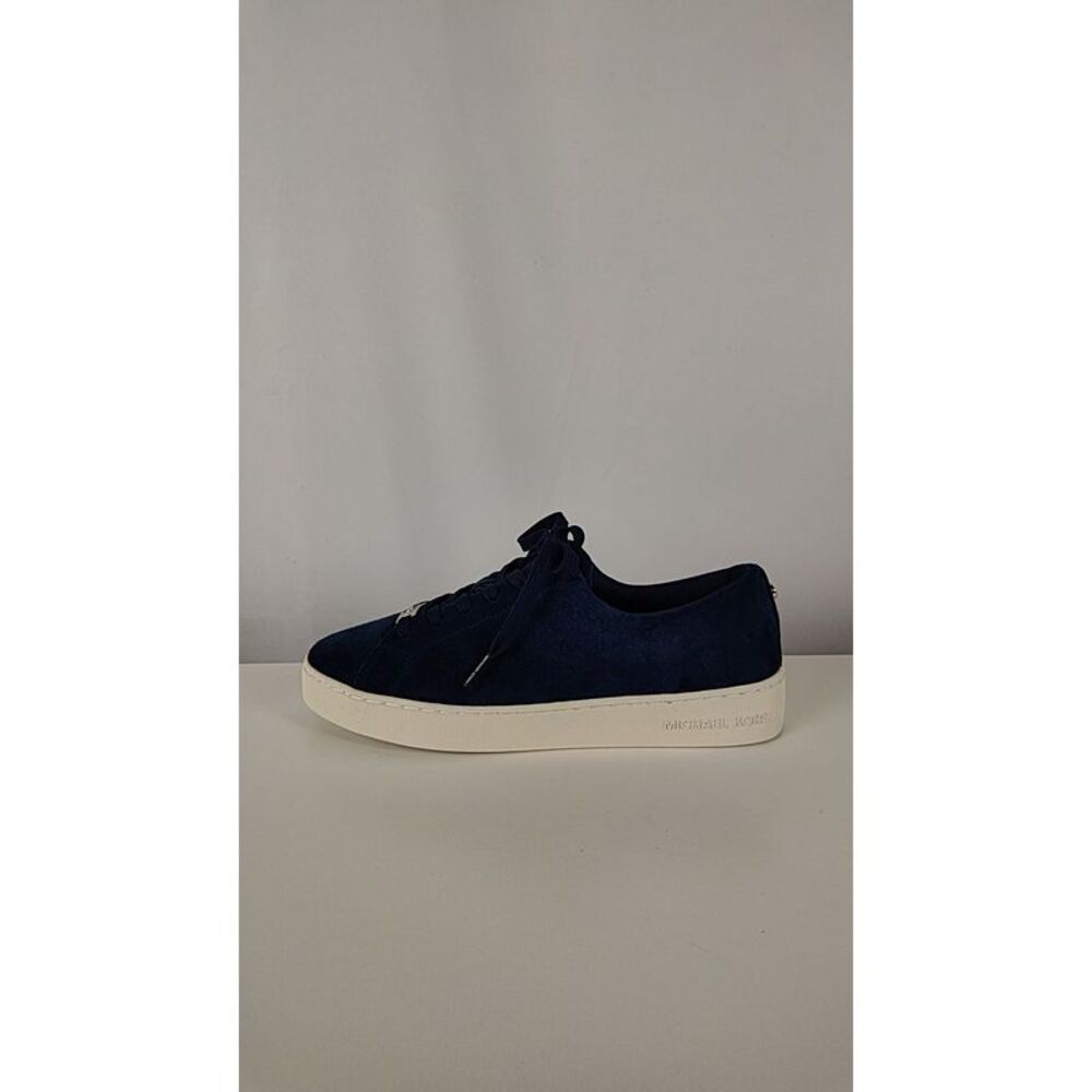 Michael Kors Women Keaton Suede Sneaker. Shoes Blue 7.5